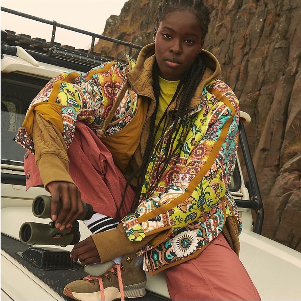 Free People Printed Pippa Packable Puffer